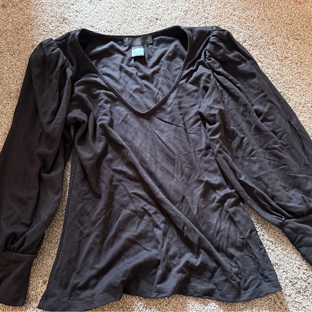 Lip Service Black Long Sleeve Top